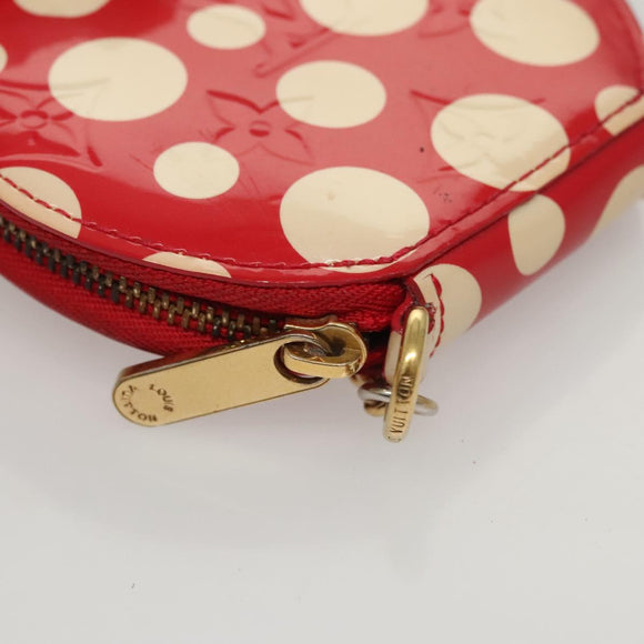 LOUIS VUITTON Vernis Dot Infinity Porte Monnaie Chapeau M91570 LV Auth BA1203