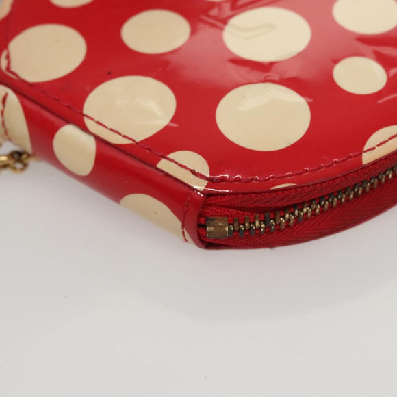 LOUIS VUITTON Vernis Dot Infinity Porte Monnaie Chapeau M91570 LV Auth BA1203