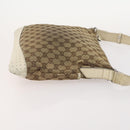 GUCCI GG Canvas Web Sherry Line Hand Bag 3 Set Beige Black Auth BA12030-11