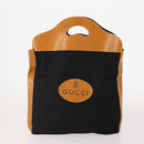 GUCCI GG Canvas Web Sherry Line Hand Bag 3 Set Beige Black Auth BA12030-2