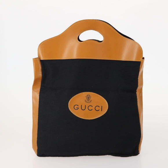 GUCCI GG Canvas Web Sherry Line Hand Bag 3 Set Beige Black Auth BA12030