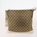 GUCCI GG Canvas Web Sherry Line Hand Bag 3 Set Beige Black Auth BA12030-9