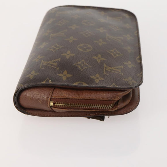 LOUIS VUITTON Monogram Taiga Clutch Bag 3 Set Epicea LV Auth BA12031