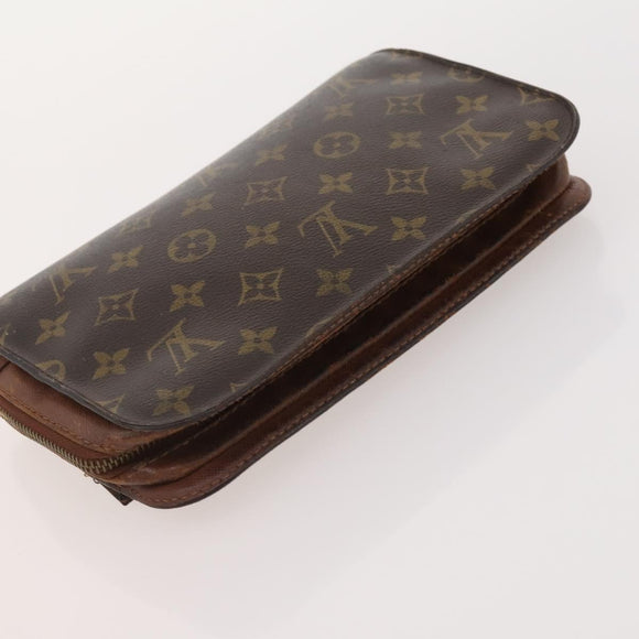 LOUIS VUITTON Monogram Taiga Clutch Bag 3 Set Epicea LV Auth BA12031