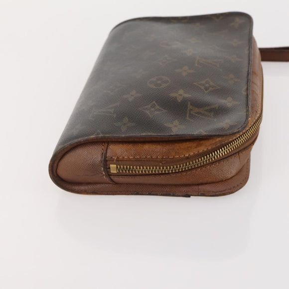 LOUIS VUITTON Monogram Taiga Clutch Bag 3 Set Epicea LV Auth BA12031