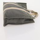 HERMES Fourre Tout MM Hand Bag Canvas 3 Set Red Black gray Auth BA12032-18