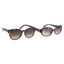 Salvatore Ferragamo Chloe Sunglasses plastic 2 Set Brown Auth BA12033-1