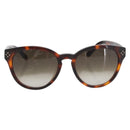 Salvatore Ferragamo Chloe Sunglasses plastic 2 Set Brown Auth BA12033-2