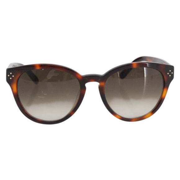 Salvatore Ferragamo Chloe Sunglasses plastic 2 Set Brown Auth BA12033