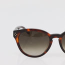 Salvatore Ferragamo Chloe Sunglasses plastic 2 Set Brown Auth BA12033-4