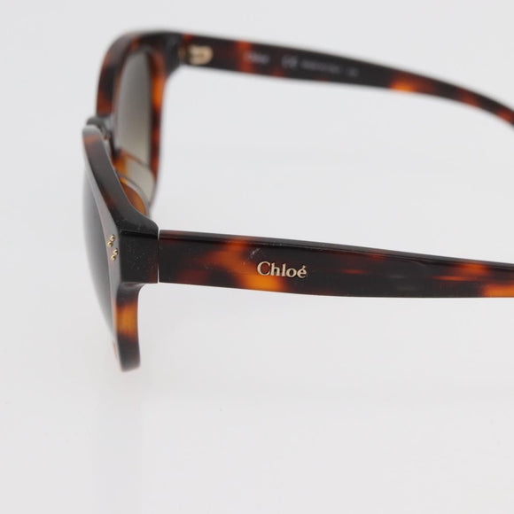 Salvatore Ferragamo Chloe Sunglasses plastic 2 Set Brown Auth BA12033