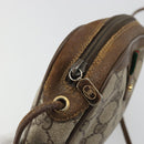 GUCCI GG Supreme Web Sherry Line Bag PVC Beige Gold 89 02 066 Auth BA12034-15