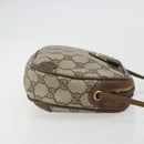 GUCCI GG Supreme Web Sherry Line Bag PVC Beige Gold 89 02 066 Auth BA12034-4