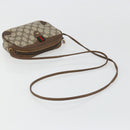 GUCCI GG Supreme Web Sherry Line Bag PVC Beige Gold 89 02 066 Auth BA12034-7