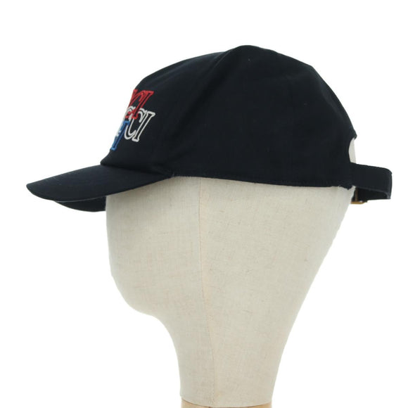 GUCCI Cap Canvas Black Auth BA12038A