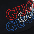 GUCCI Cap Canvas Black Auth BA12038A-7