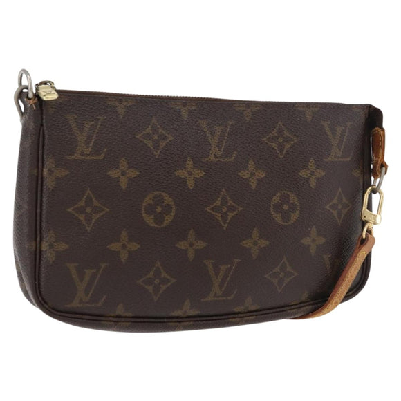 LOUIS VUITTON Monogram Pochette Accessoires Pouch M51980 LV Auth BA12039