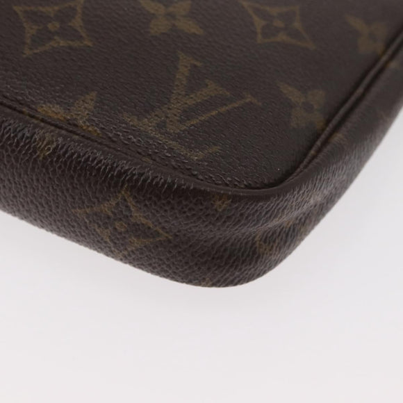 LOUIS VUITTON Monogram Pochette Accessoires Pouch M51980 LV Auth BA12039