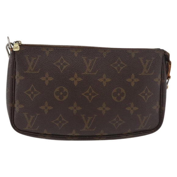 LOUIS VUITTON Monogram Pochette Accessoires Pouch M51980 LV Auth BA12039
