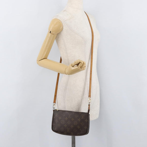 LOUIS VUITTON Monogram Pochette Accessoires Pouch M51980 LV Auth BA12039