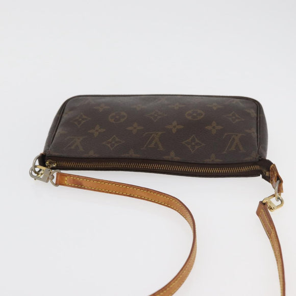 LOUIS VUITTON Monogram Pochette Accessoires Pouch M51980 LV Auth BA12039