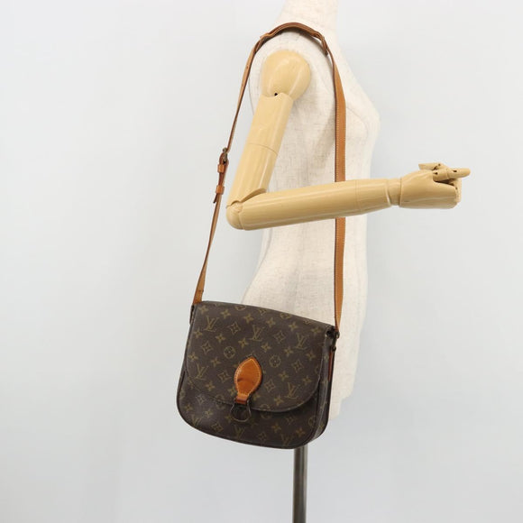 LOUIS VUITTON Monogram Saint Cloud GM Shoulder Bag M51242 LV Auth BA12040