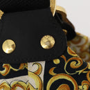 VERSACE Shoulder Bag Canvas Multicolor Gold Auth BA12046A-10