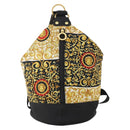 VERSACE Shoulder Bag Canvas Multicolor Gold Auth BA12046A-13