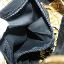 VERSACE Shoulder Bag Canvas Multicolor Gold Auth BA12046A-20