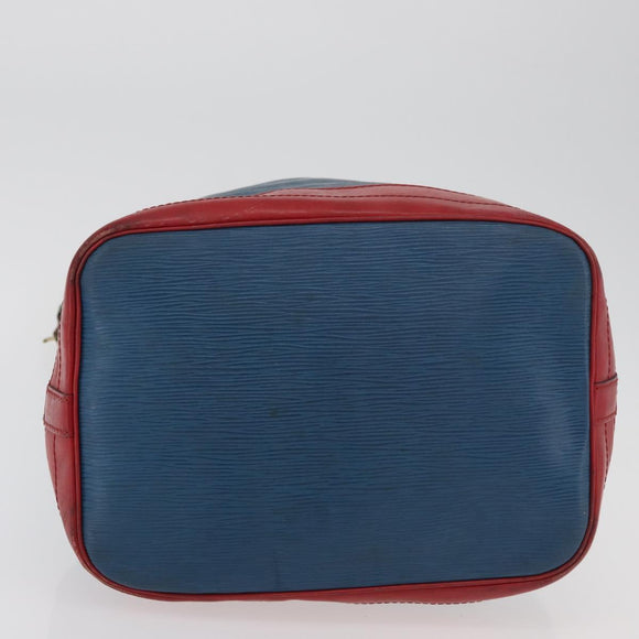 LOUIS VUITTON Epi Tricolor Noe Shoulder Bag Blue Red Green M44082 Auth BA12048