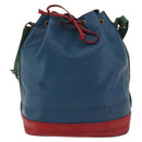 LOUIS VUITTON Epi Tricolor Noe Shoulder Bag Blue Red Green M44082 Auth BA12048-13