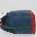 LOUIS VUITTON Epi Tricolor Noe Shoulder Bag Blue Red Green M44082 Auth BA12048-5