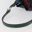 LOUIS VUITTON Epi Tricolor Noe Shoulder Bag Blue Red Green M44082 Auth BA12048-8