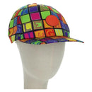 GUCCI Cap Canvas Multicolor 730186 Auth BA12052M-1