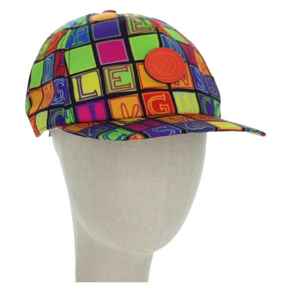 GUCCI Cap Canvas Multicolor 730186 Auth BA12052M