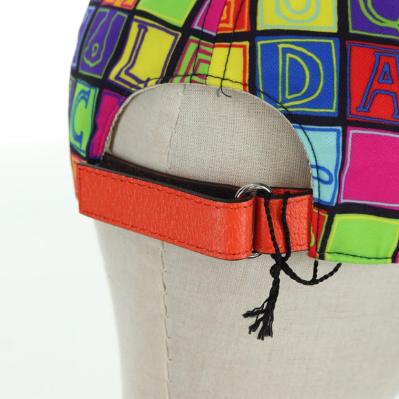 GUCCI Cap Canvas Multicolor 730186 Auth BA12052M