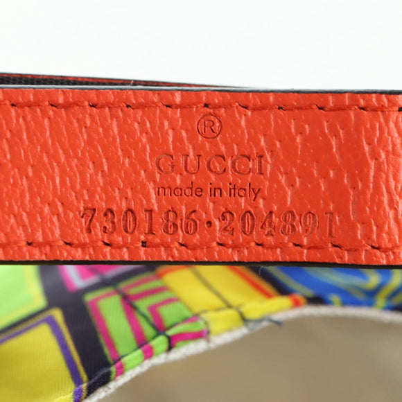 GUCCI Cap Canvas Multicolor 730186 Auth BA12052M