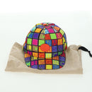 GUCCI Cap Canvas Multicolor 730186 Auth BA12052M-21