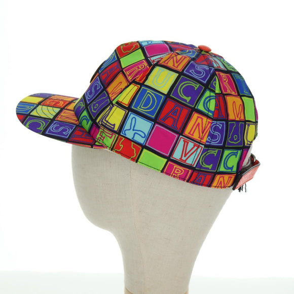 GUCCI Cap Canvas Multicolor 730186 Auth BA12052M