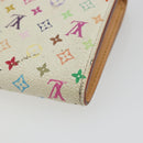 LOUIS VUITTON Multicolor Portefeuille Sarah Wallet White M93532 LV Auth BA12053-15