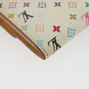LOUIS VUITTON Multicolor Portefeuille Sarah Wallet White M93532 LV Auth BA12053-16
