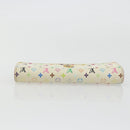 LOUIS VUITTON Multicolor Portefeuille Sarah Wallet White M93532 LV Auth BA12053-5