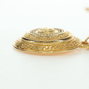 Gianni Versace Necklace metal Gold Tone Auth BA12056V-10