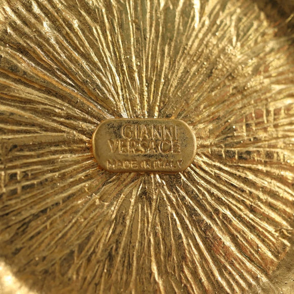 Gianni Versace Necklace metal Gold Tone Auth BA12056V