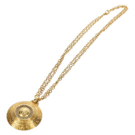 Gianni Versace Necklace metal Gold Tone Auth BA12056V - 0