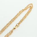 Gianni Versace Necklace metal Gold Tone Auth BA12056V-9