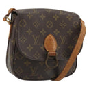 LOUIS VUITTON Monogram Saint Cloud MM Shoulder Bag M51243 LV Auth BA12060-1