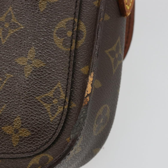 LOUIS VUITTON Monogram Saint Cloud MM Shoulder Bag M51243 LV Auth BA12060
