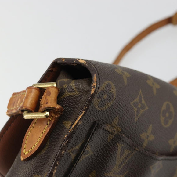 LOUIS VUITTON Monogram Saint Cloud MM Shoulder Bag M51243 LV Auth BA12060
