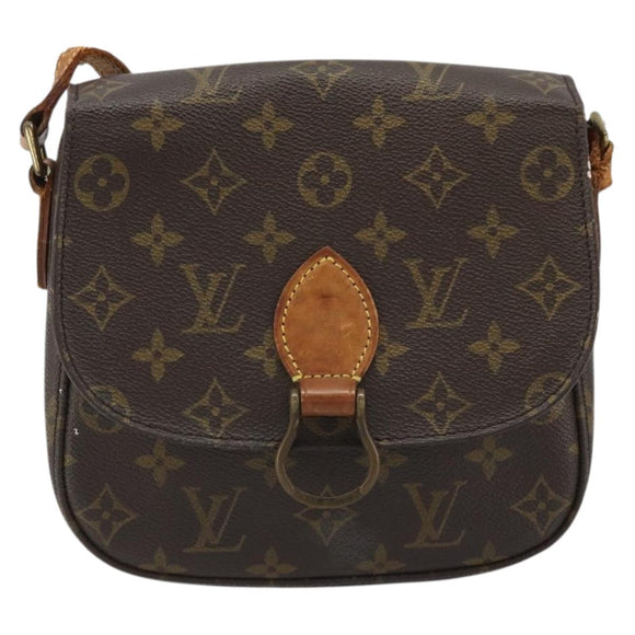 LOUIS VUITTON Monogram Saint Cloud MM Shoulder Bag M51243 LV Auth BA12060
